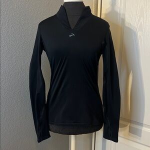 Brooks Black Running Long Sleeve Women's Top Size Small